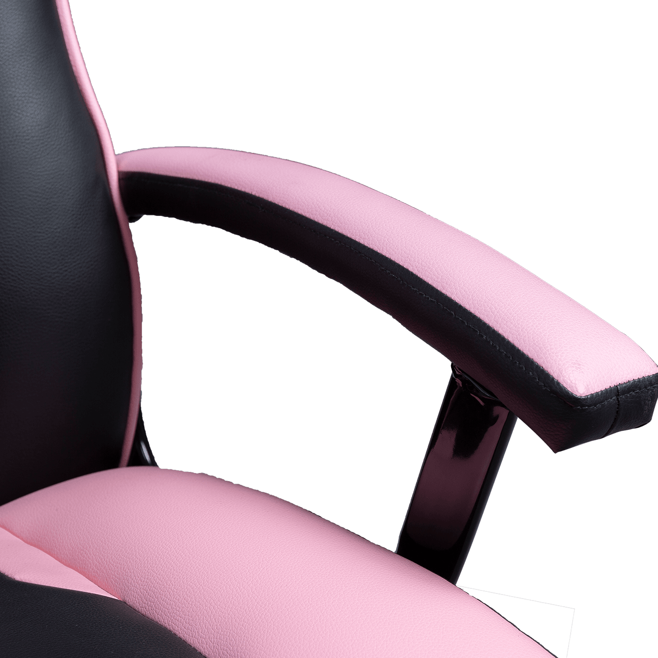 Preto rosa couro sintético feminino crianças cadeira de computador encosto de altura ajustável cadeira de jogos details