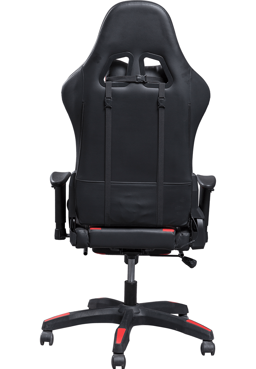 Cadeira de jogos ajustável com apoio de braço em couro PU com encosto alto Cadeira de massagem Mobiliário de escritório Elevador giratório Silla Gamer details